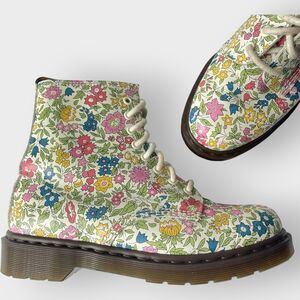 Floral Doc Marten's Combat Boots
